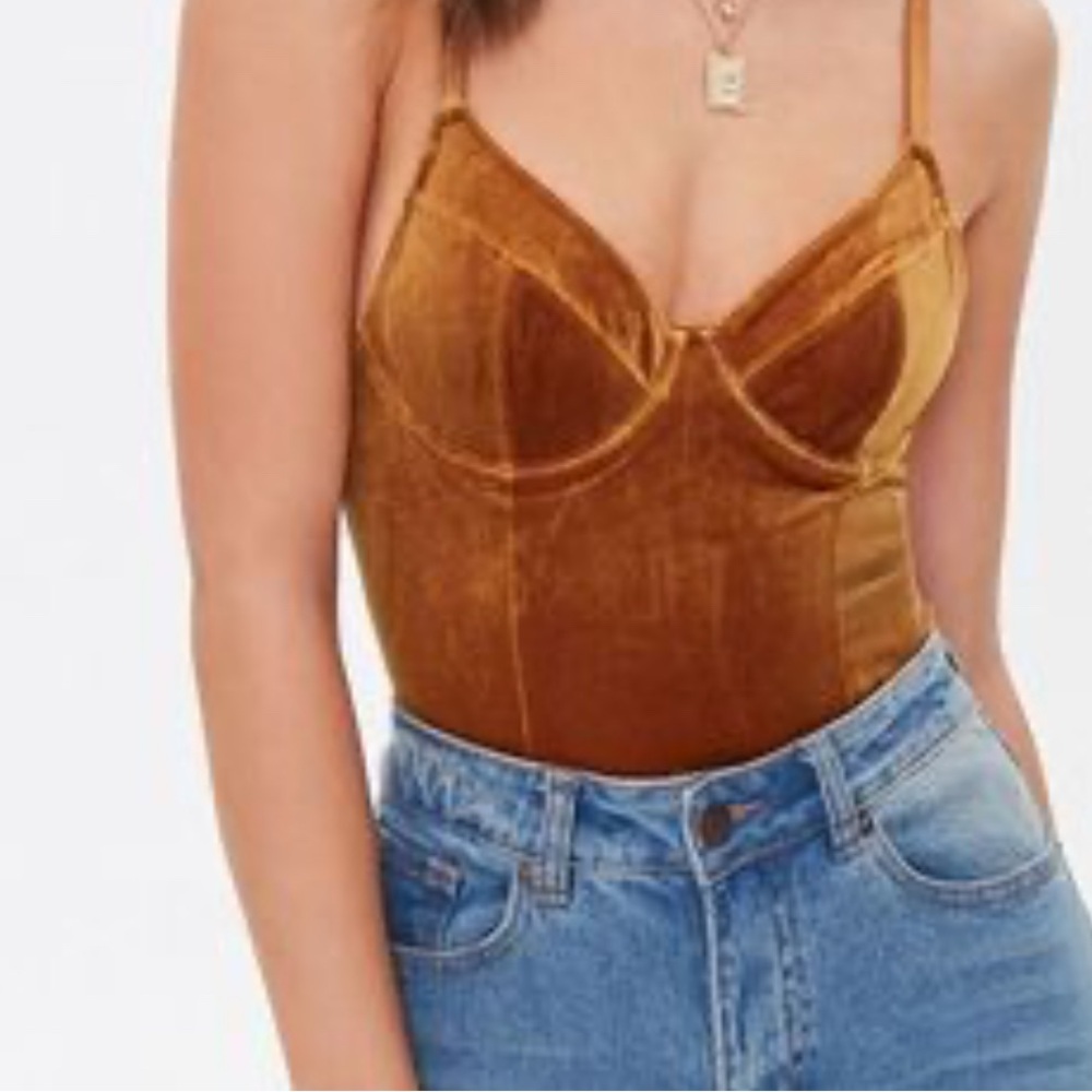 Velvet Brown Bodysuit